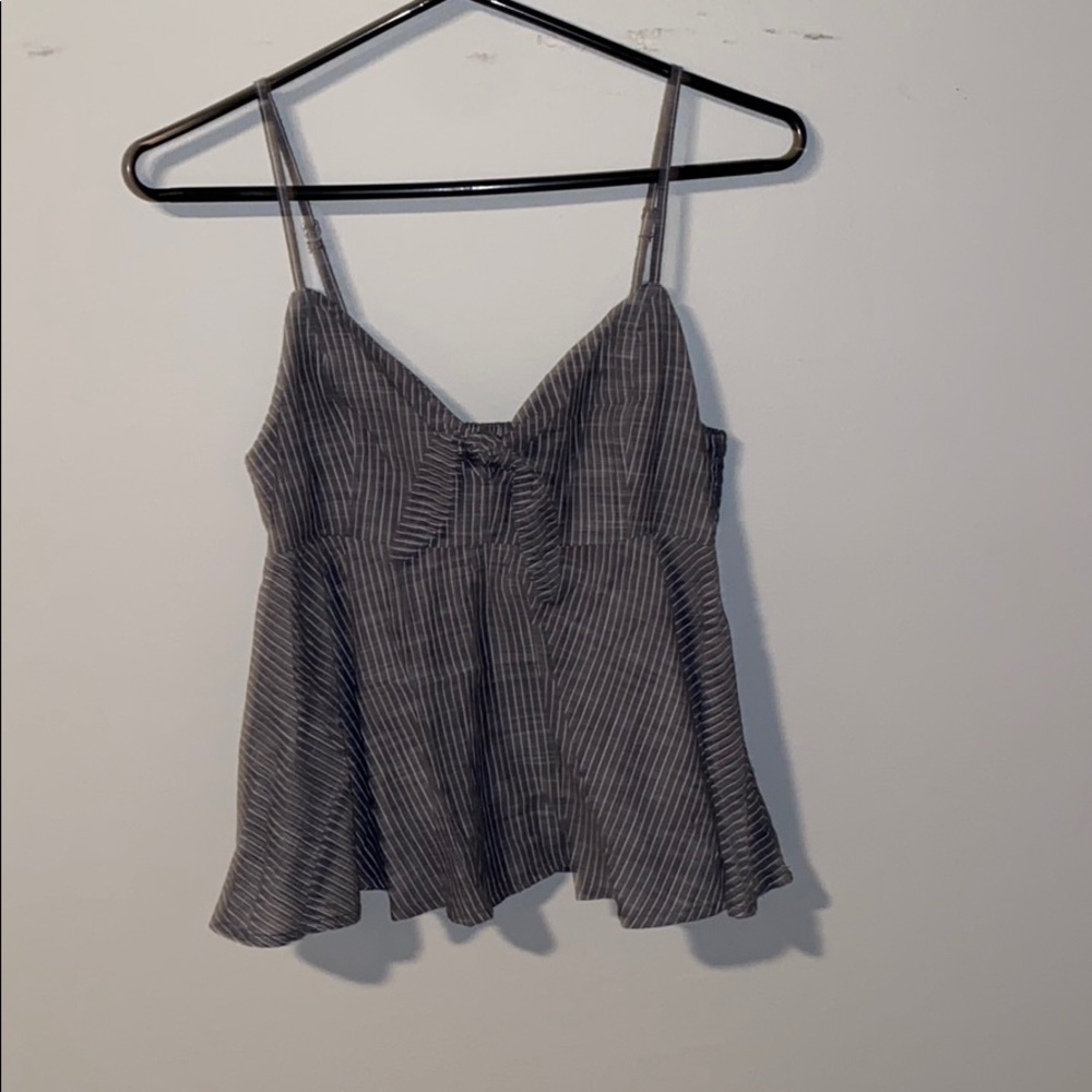 cami blouse with front tie